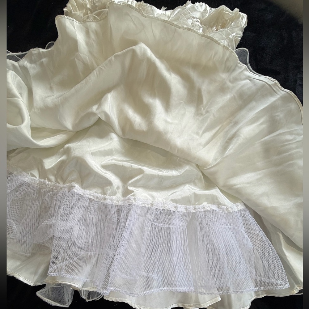 Steppin' Out Dress formal wedding size 11/12 ivory white knee length - Picture 13 of 16